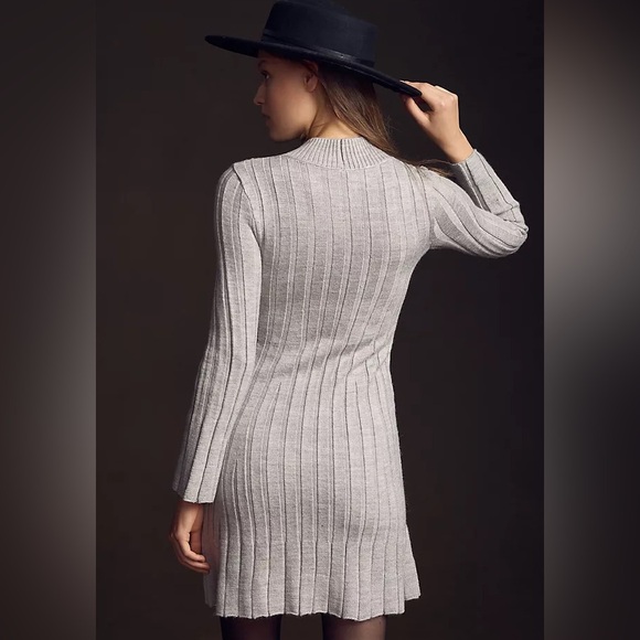 Anthropologie mini sweater dress sz xs - Picture 2 of 3